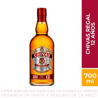 Whisky Chivas Regal 12 Años Botella 700ml