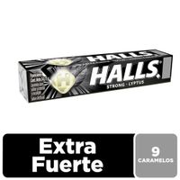 Caramelos Duros Halls Extra Fuerte 9un
