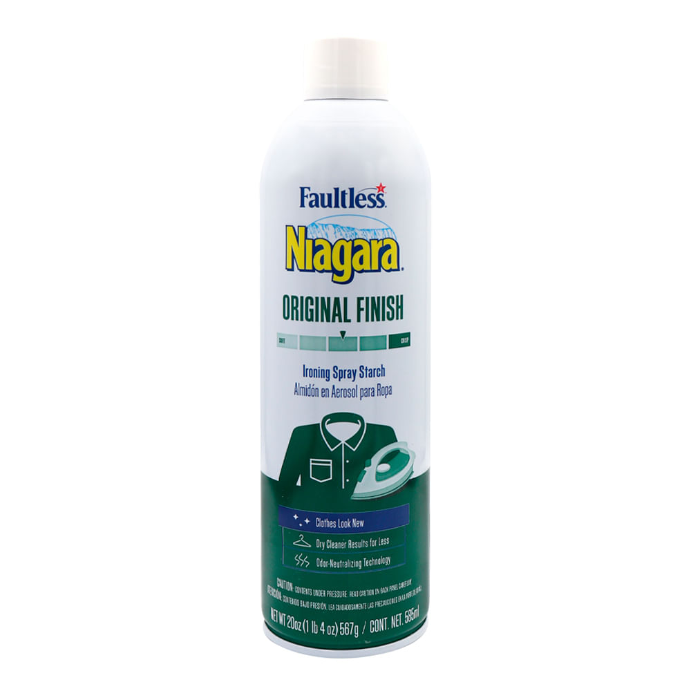Almidón en Aerosol para Ropa Niagara Original Finish 585ml