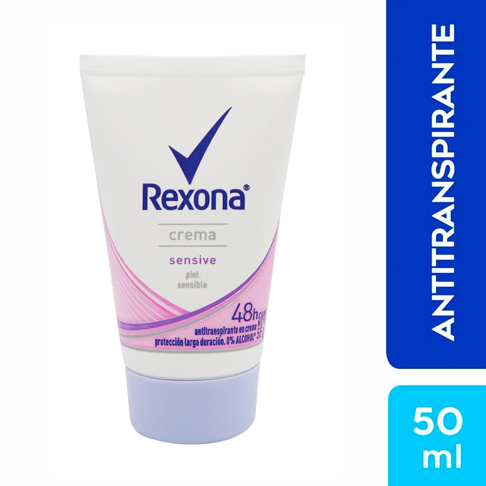 Desodorante en Crema Rexona Piel Sensible 55g