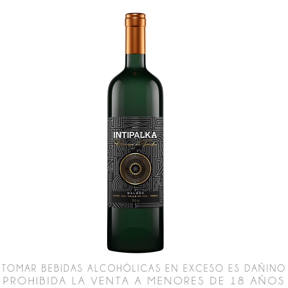 Vino Tinto Malbec Intipalka Reserva Familia Botella 750ml
