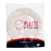Plato Descartable Plastienvases Sunset 26cm 10un