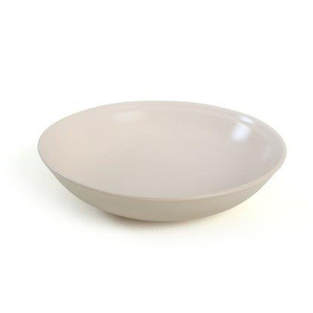 Plato de Sopa Krea Solid Color Crema