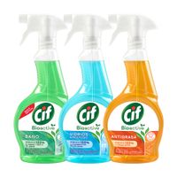 Pack Limpiadores Cif 500ml: Baño + Vidrios + Antigrasa