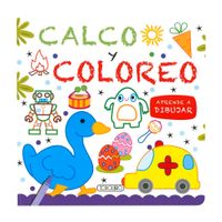 Libro Calco y Coloreo Pato