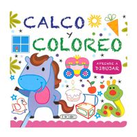 Libro Calco y Coloreo Caballo