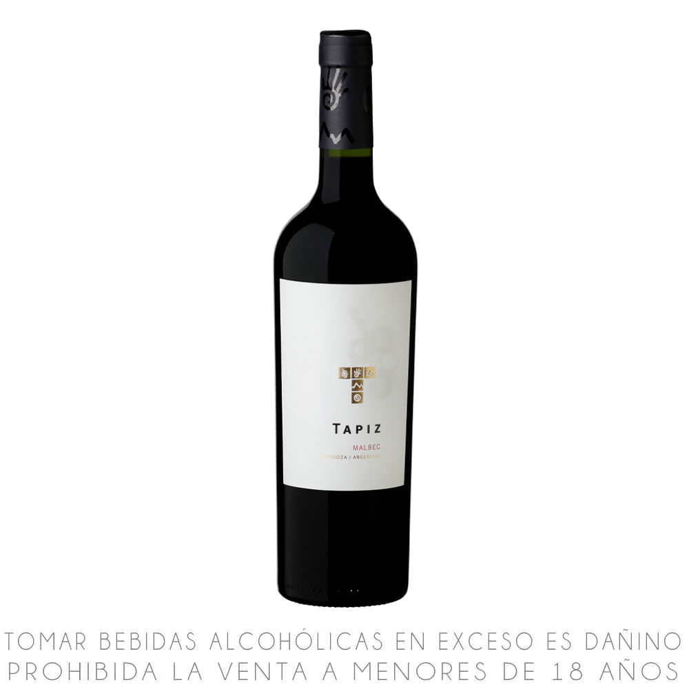 Vino Tinto Malbec Tapiz Classic Botella 750ml