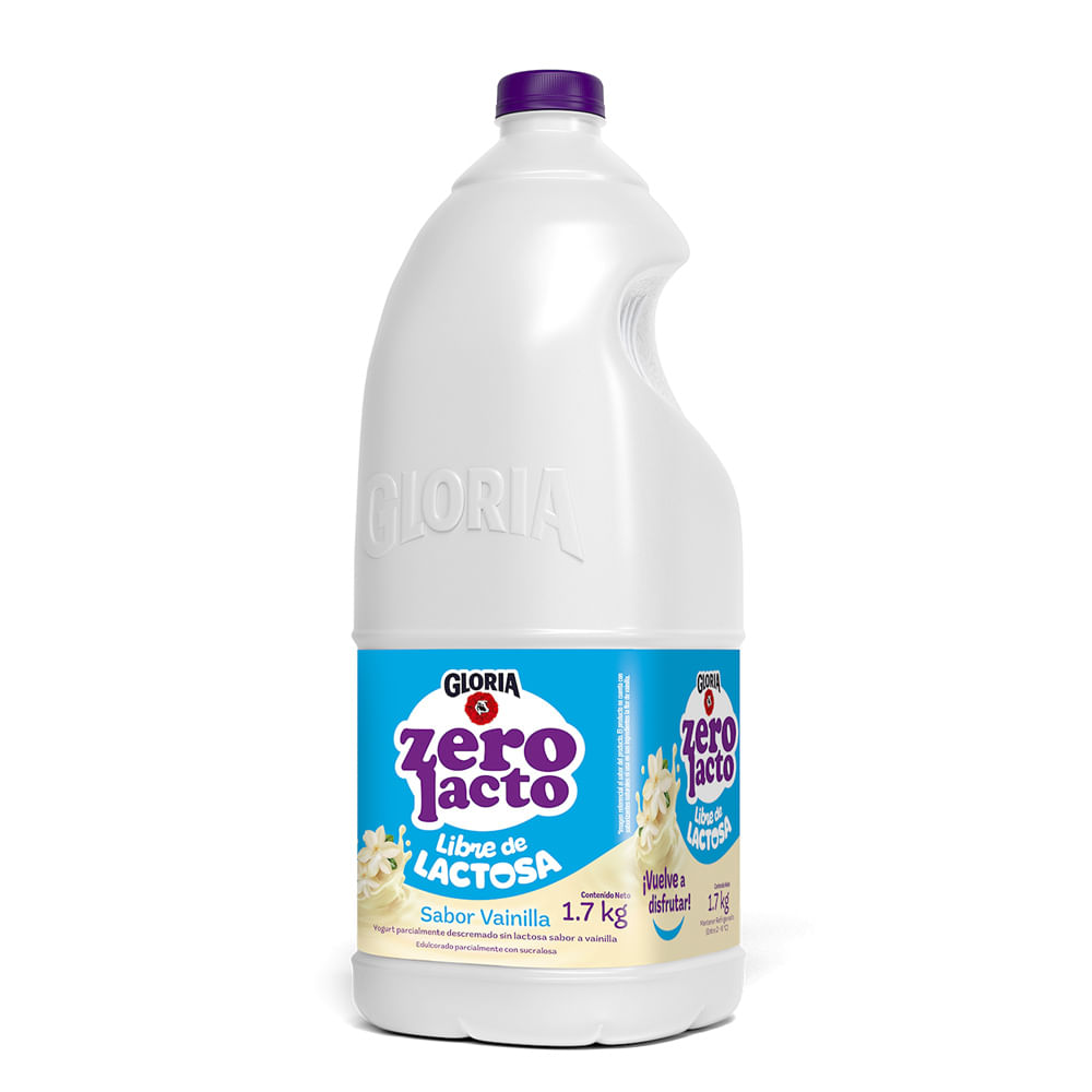 Yogurt Gloria Zero Lacto Sabor Vainilla 1.7kg