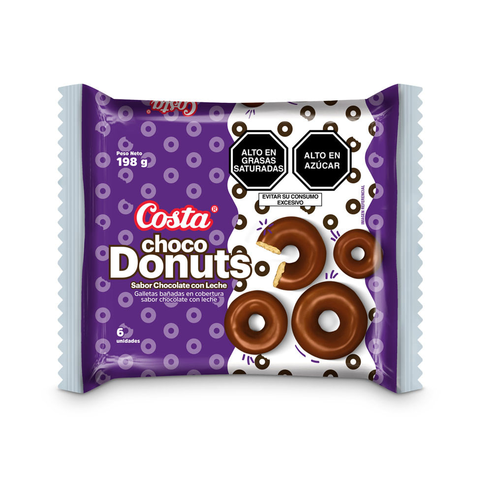 Sixpack Galletas Choco Donuts 33g