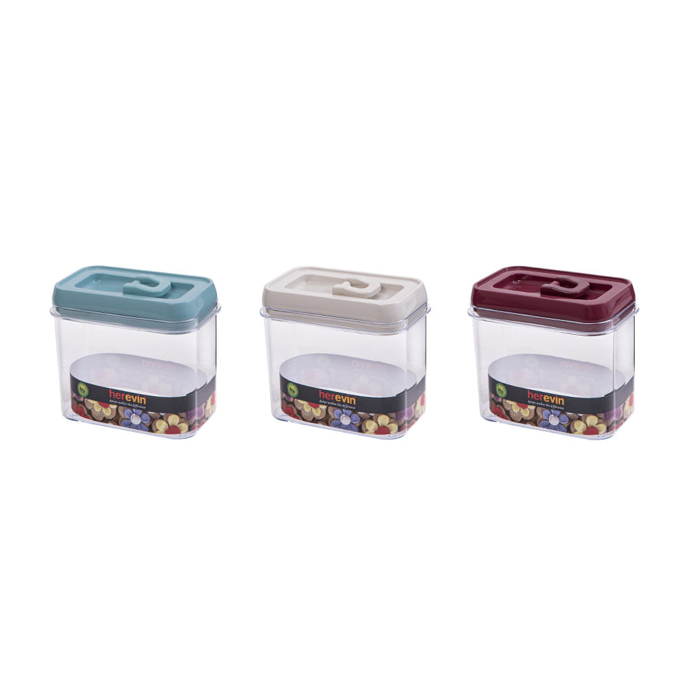 Canister Krea Rectangular Click 1.2L
