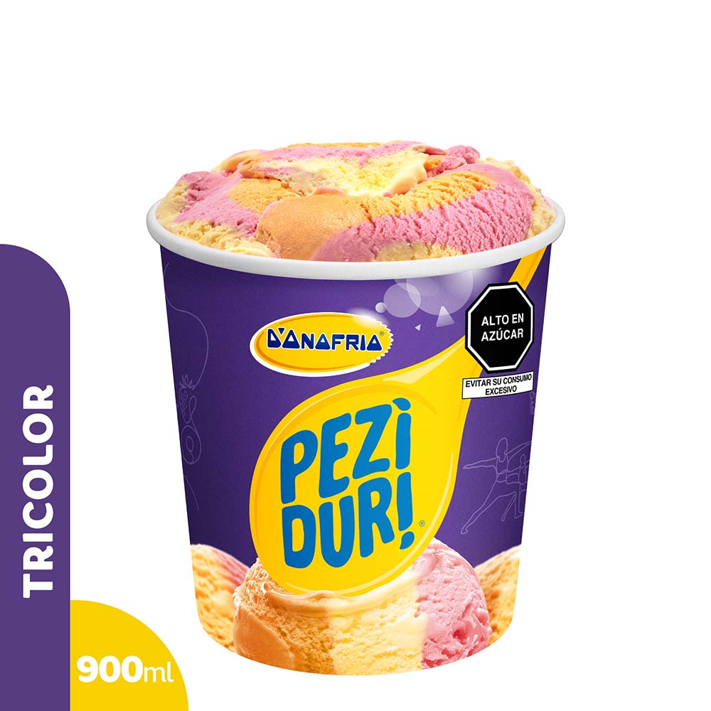 Helado de Crema Peziduri Tricolor 900ml