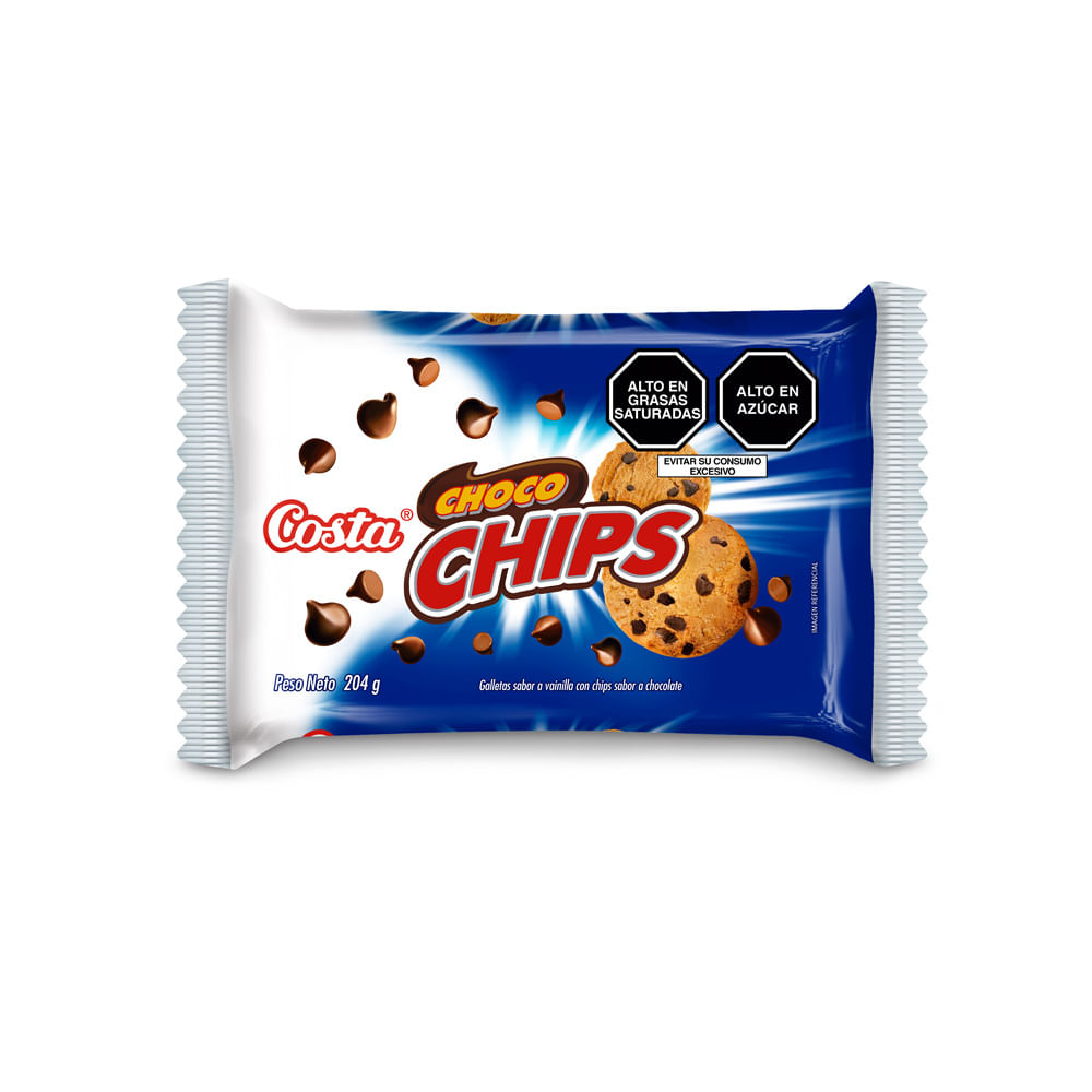 Sixpack Galleta Choco Chips Chocolate 34g