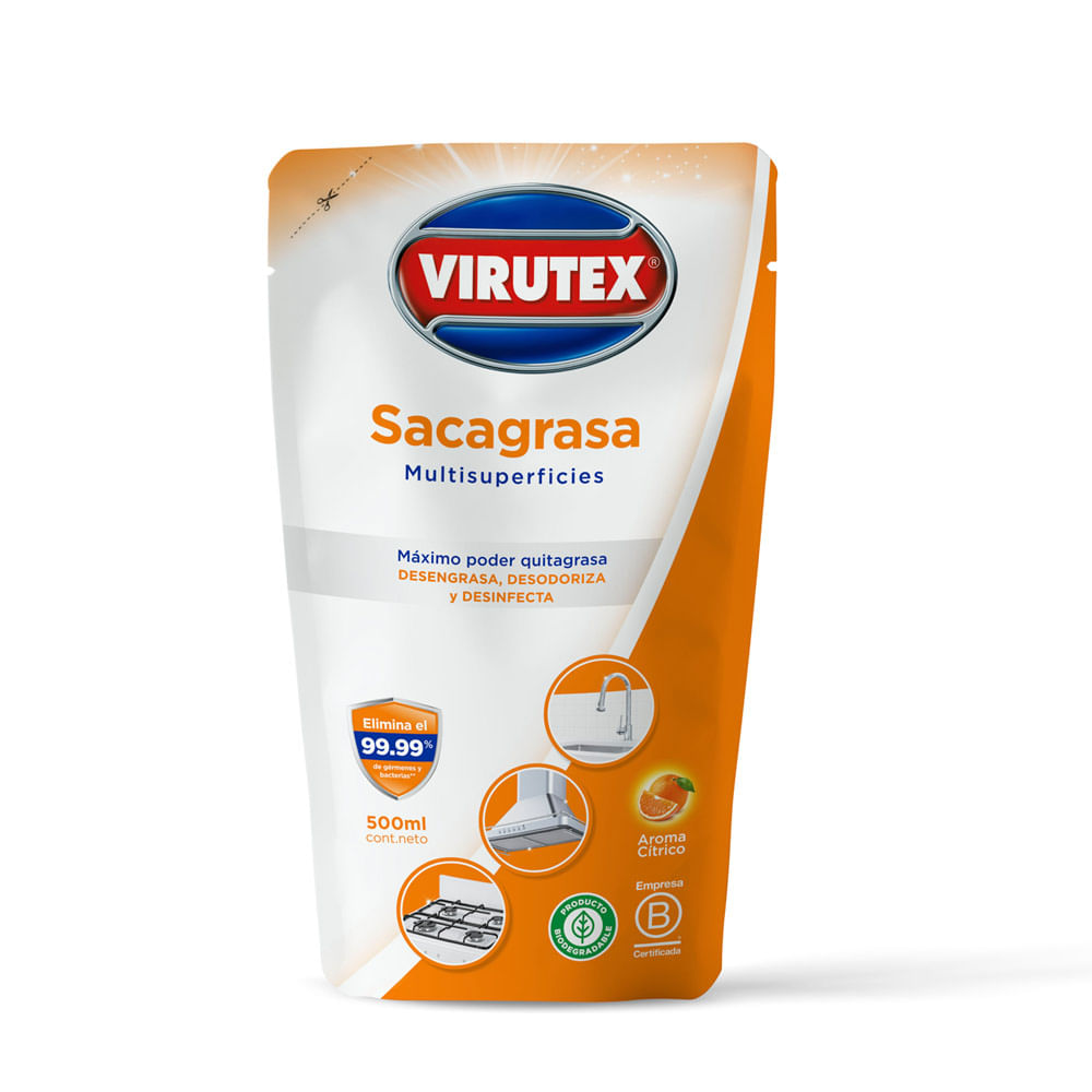 Sacagrasa Multisuperficie Virutex 500ml
