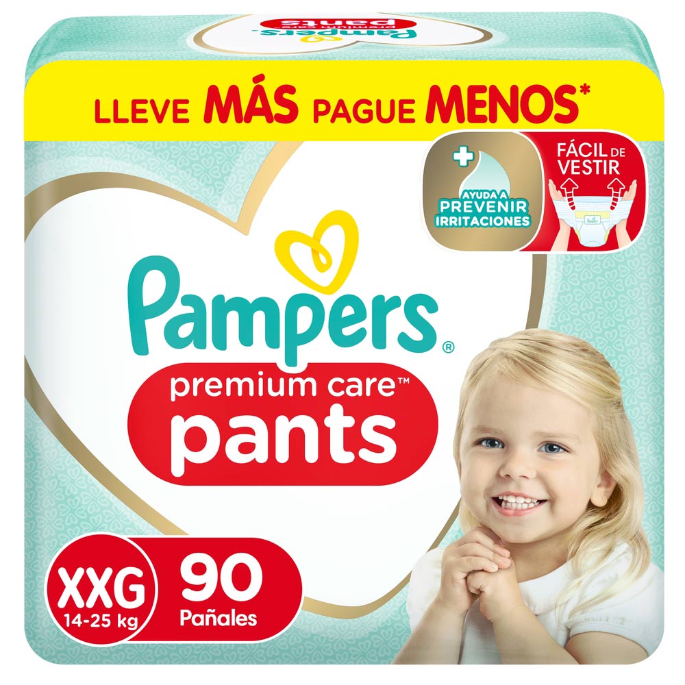 Pants para Bebé Pampers Premium Care Talla XXG 90un