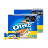 Sixpack x2 Galletas con Crema Oreo Sabor Vainilla 36g