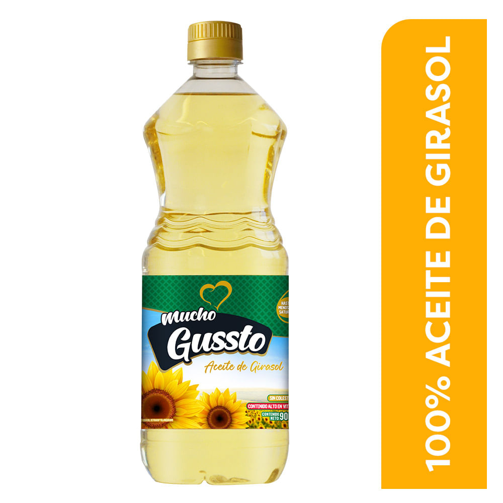 Aceite de Girasol Mucho Gussto 900ml