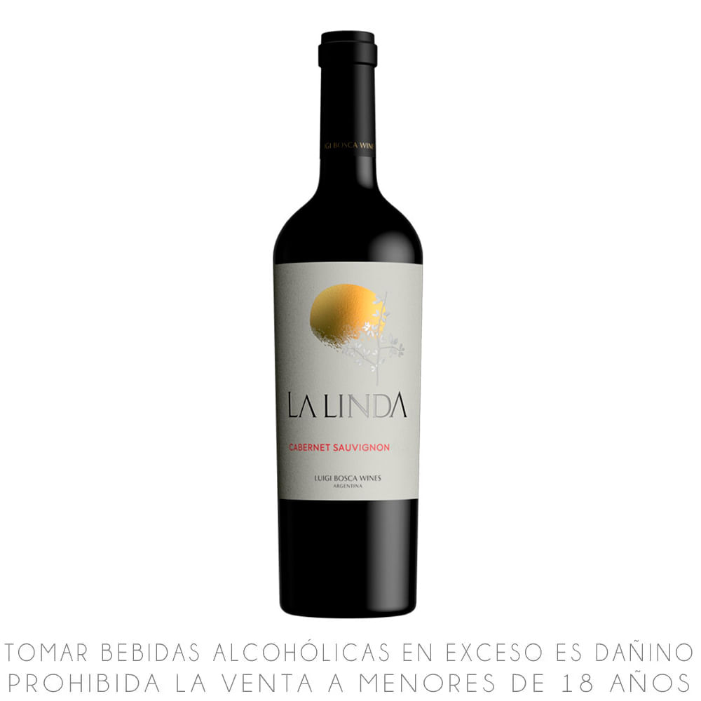 Vino Tinto Cabernet Sauvignon La Linda Botella 750ml
