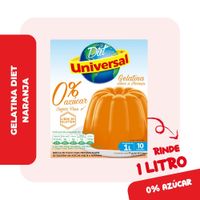 Gelatina Diet Universal Naranja Caja 19 g
