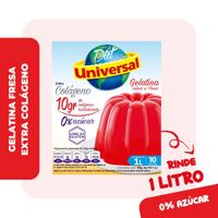 Gelatina Universal Extra Colágeno Fresa Caja 30 g