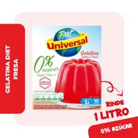 Gelatina Sabor Fresa Diet Universal 19g