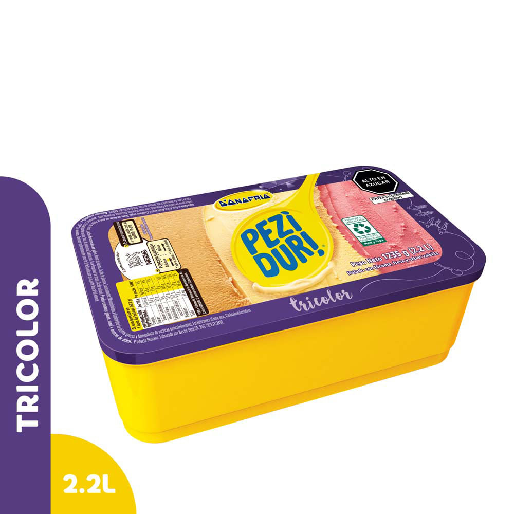 Helado Peziduri Tricolor 2.2L