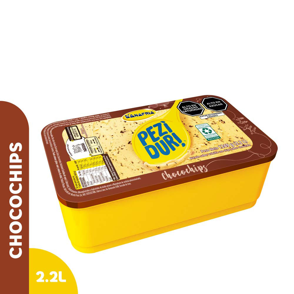 Helado Peziduri Chocochips 2.2L