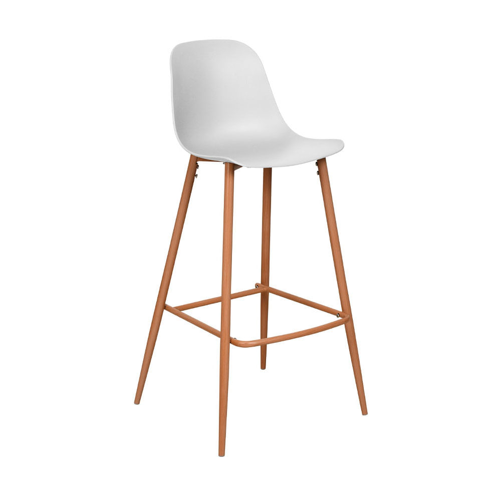 Silla M+Design Bar 37x46x102cm Blanco