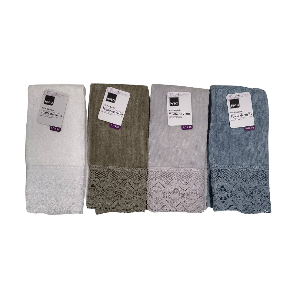 Toalla de Visita Krea Crochet Surtido