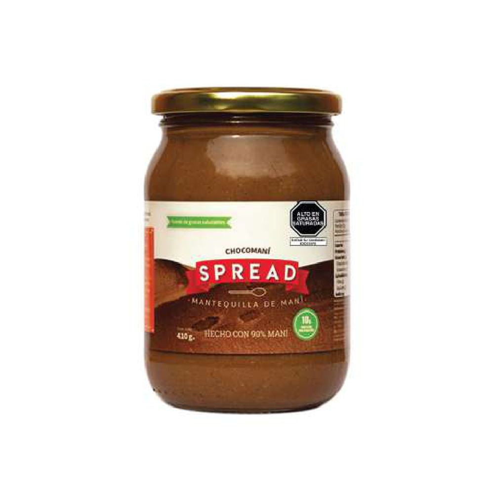 Mantequilla de Maní con Cacao Spread Chocomaní 410g