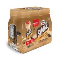 Sixpack Leche UHT Gloria Shake Sabor Capuccino Botella 320ml