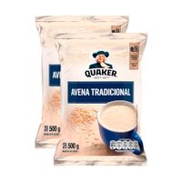 Twopack Avena Quaker Tradicional 500g