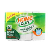 Papel Toalla Doble Hoja Home Care 6un