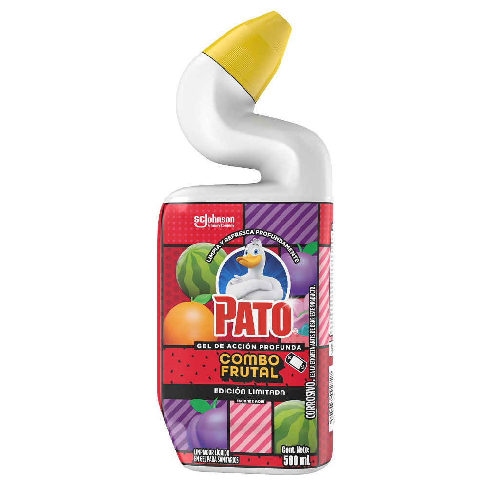 Limpiador en Gel para Inodoro Pato Combo Frutal 500ml