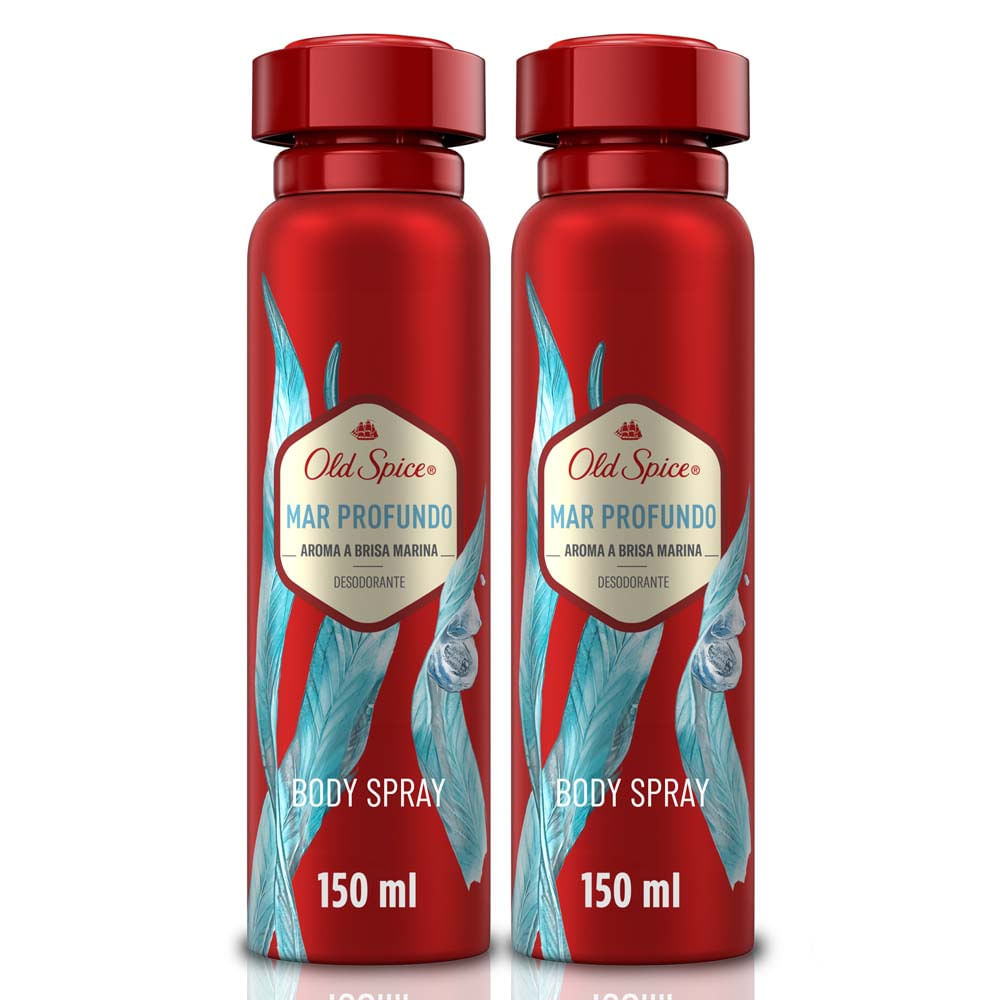 Twopack Desodorante Corporal Old Spice Mar Profundo 150ml