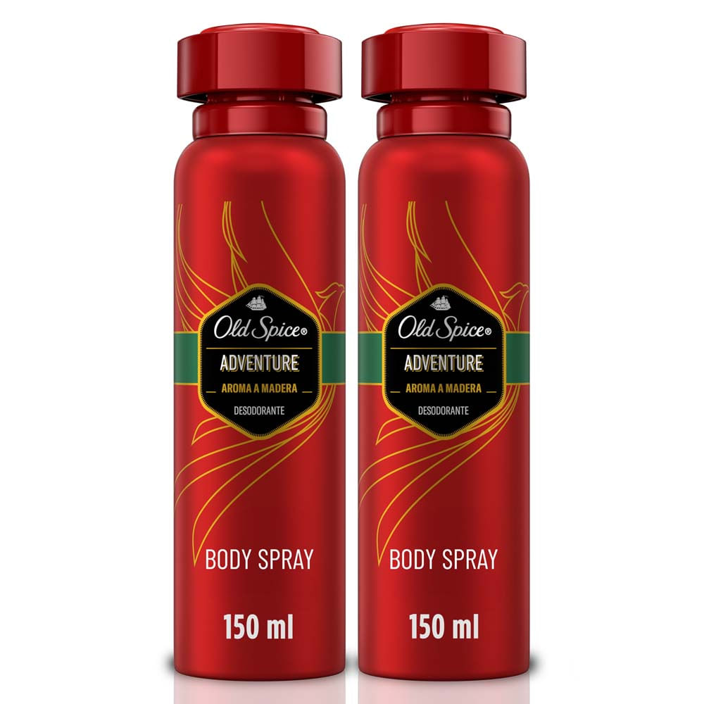 Twopack Body Spray Old Spice Adventure 150ml
