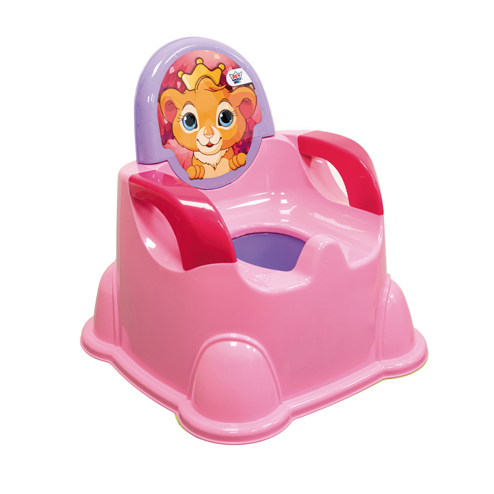 Bacín de Entrenamiento Reyplast Baby King Decorado Niña