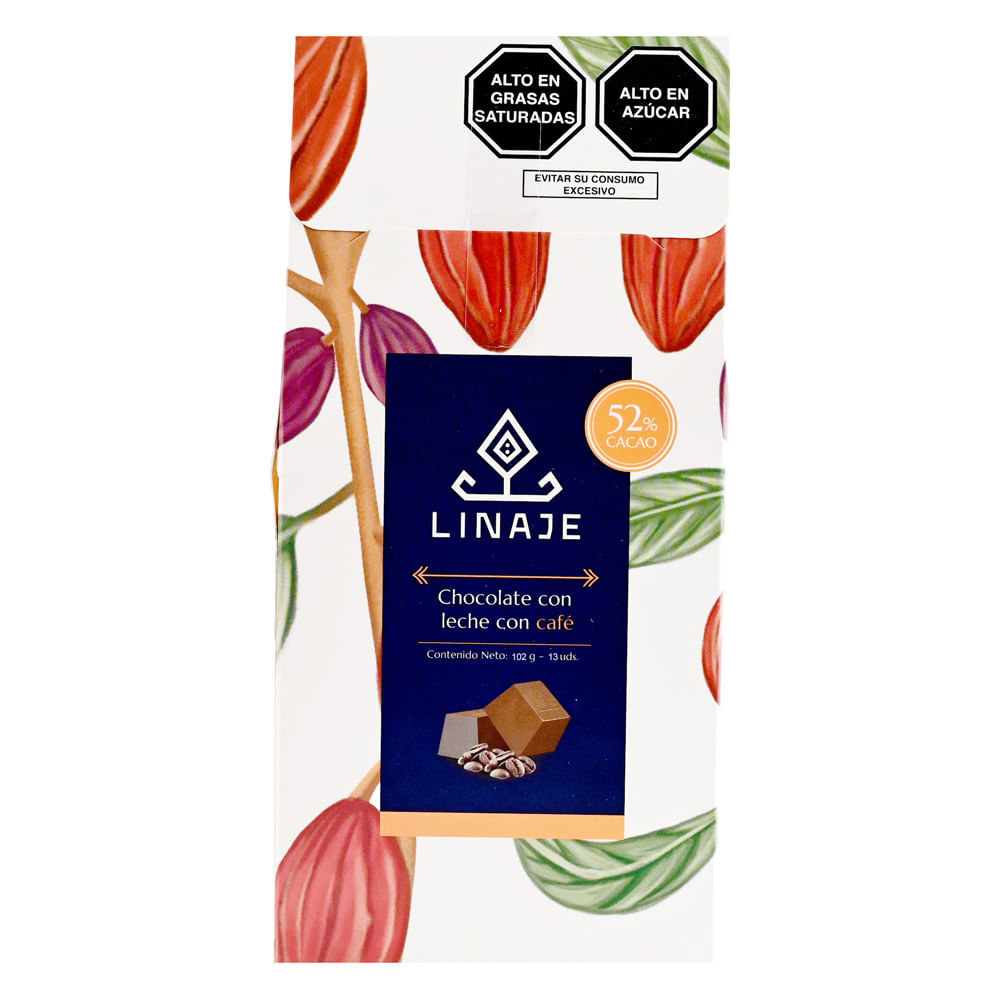 Chocolate con Leche y Café Linaje 102g