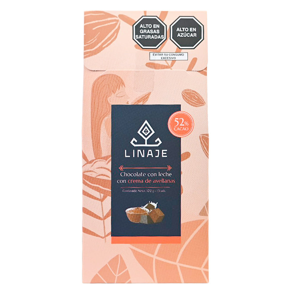 Chocolate con Leche y Avellanas Linaje 102g