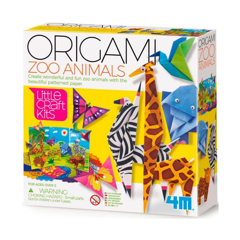 Set de Origami Modelo Animales del Zooló 4M