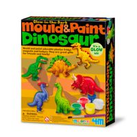Moldea y Pinta Dinosaurios Que Brillan E 4M