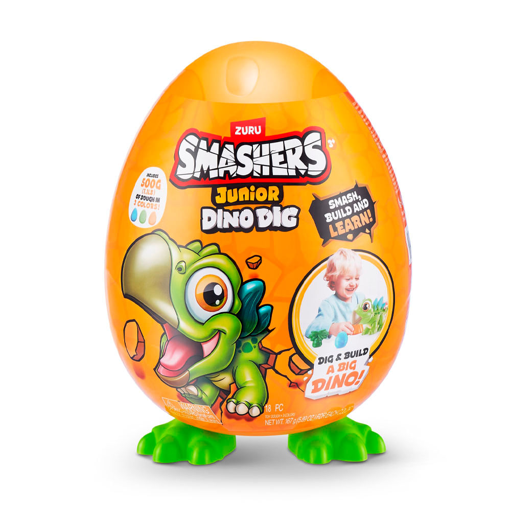 Mini Huevo Dino Smashers Asst