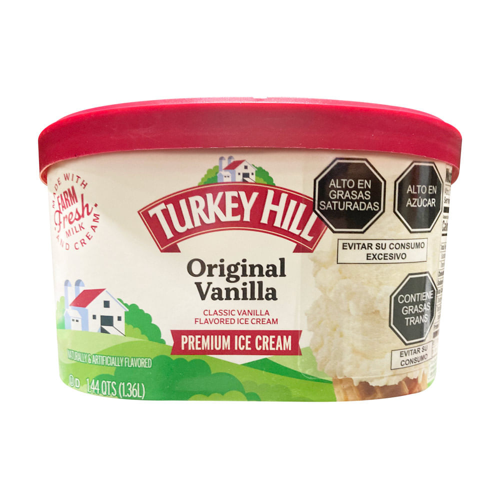 Helado de Crema Turkey Hill Origina Vanilla 1.36L
