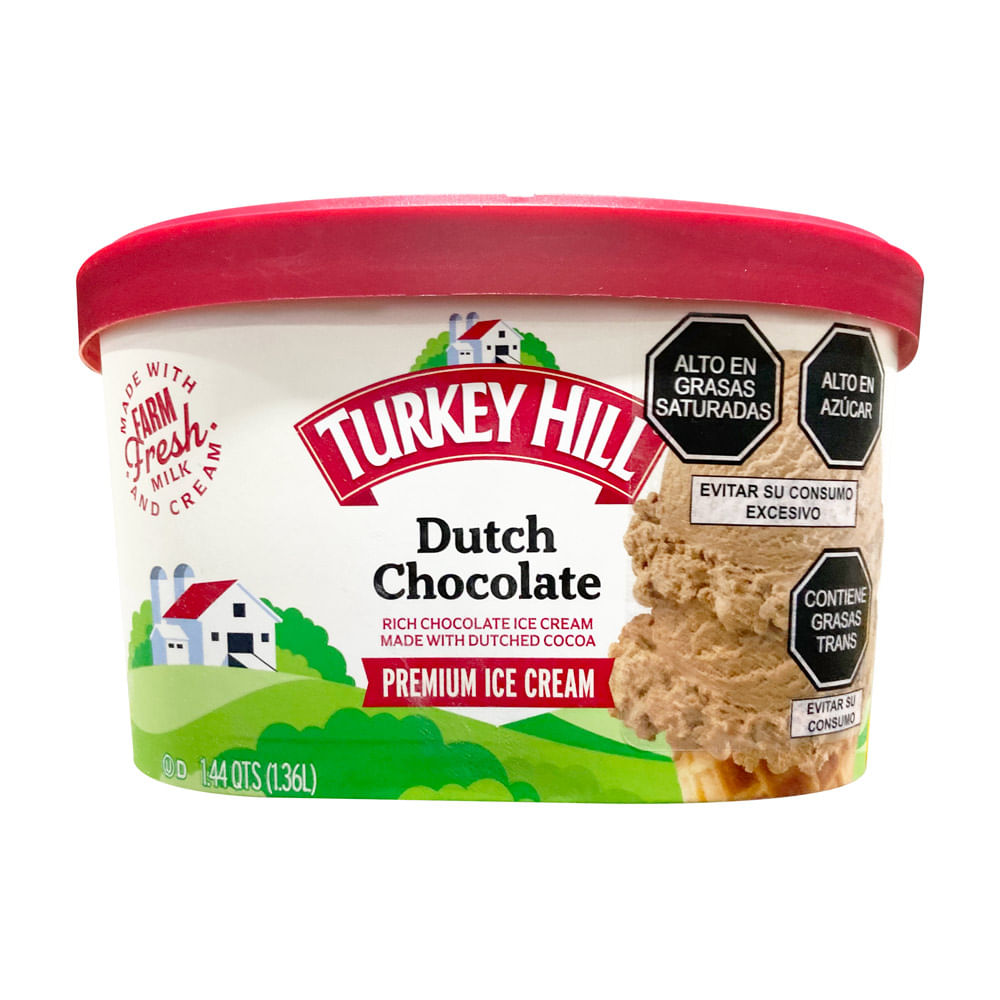 Helado de Crema Turkey Hill Dutch Chocolate 1.36L