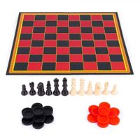 Juego Ajedrez Master Games Damas y Tres en Raya