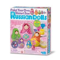 Set Pinta y decora Muñecas Rusas Matrios 4M