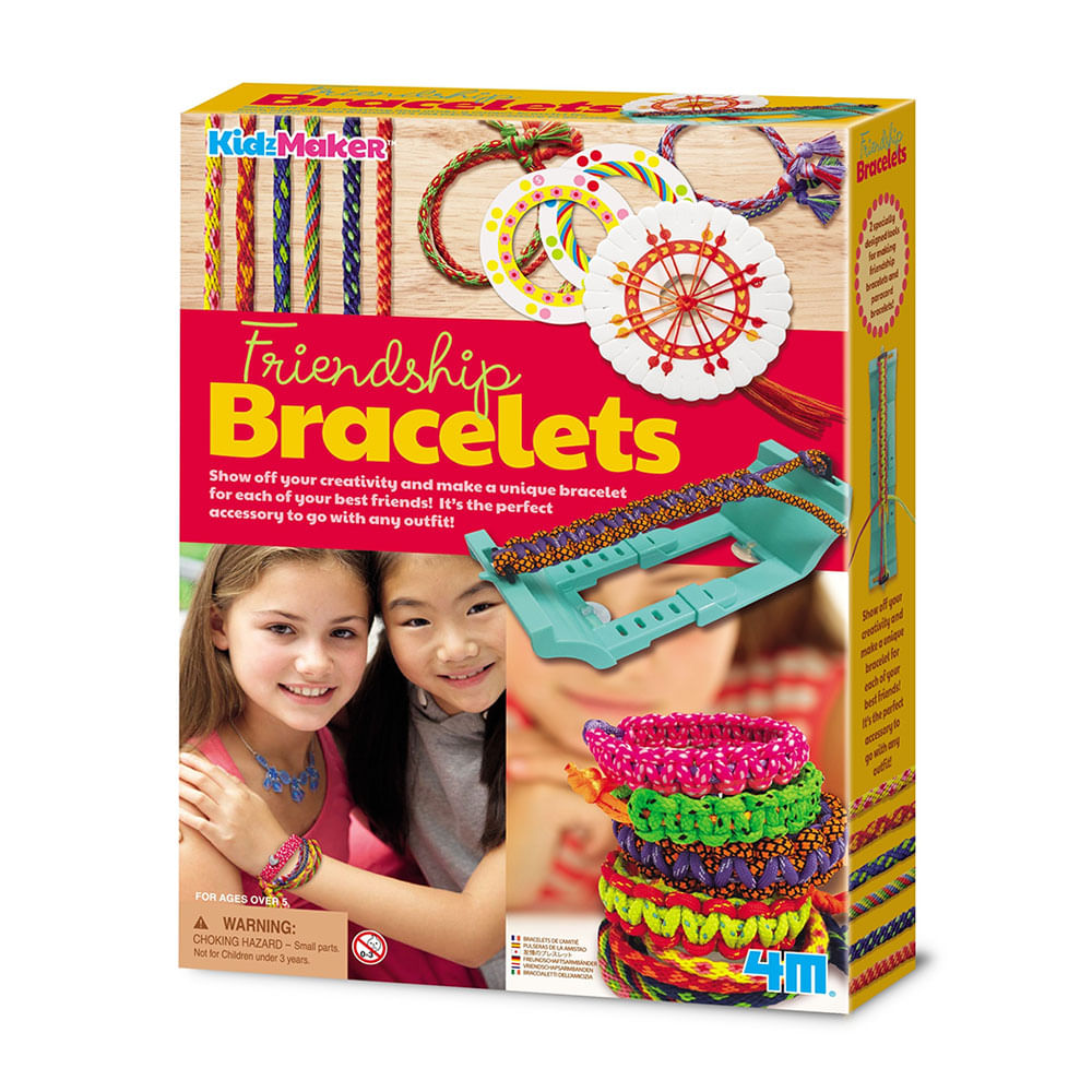 Crea Pulseras Trenzadas de la Amistad Di 4M
