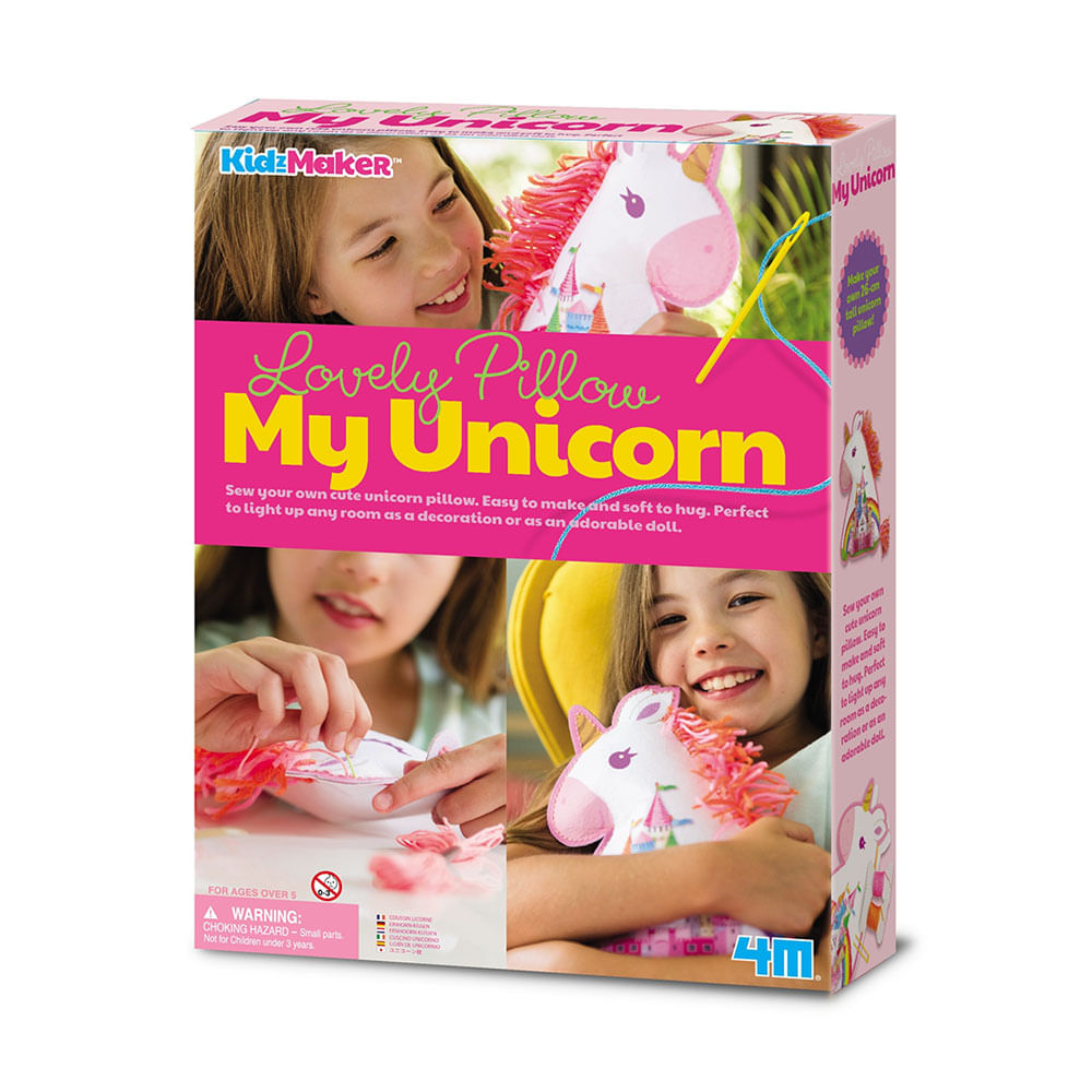 Crea y Decora una Almohada Modelo Unicorn 4M
