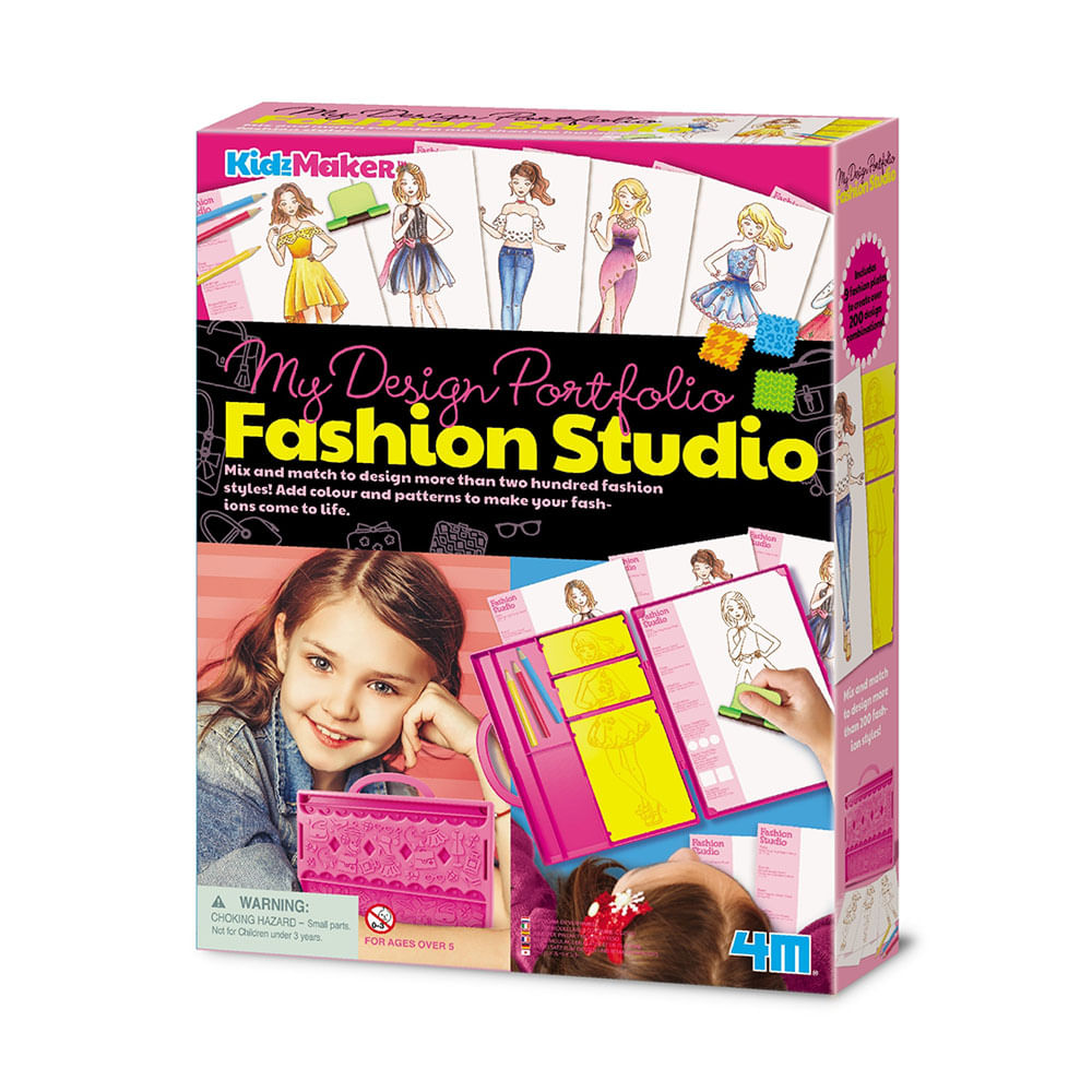 Set Crea un Portafolio de Diseño de Moda 4M