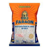 Arroz Blanco Extra Añejo Faraón Naranja 5kg