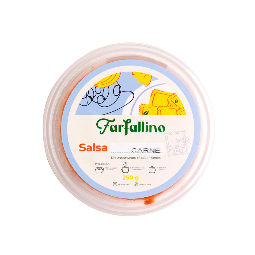 Salsa de Carne Farfallino 250g